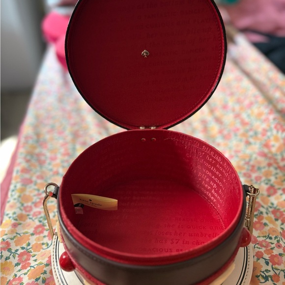 Kate Spade Red and White Clutch Wristlet - Picture 5 of 10